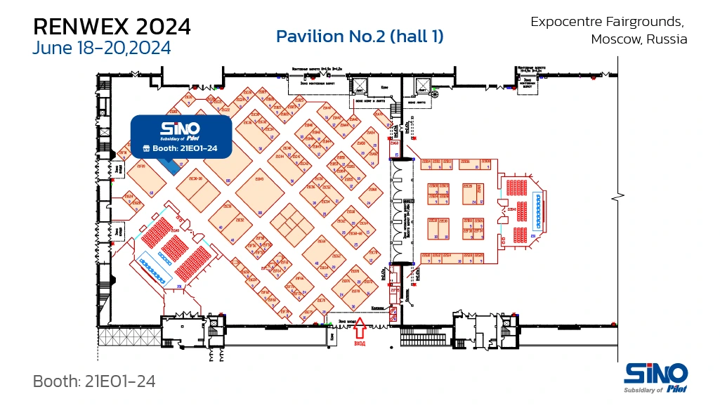 Sino Energy Exhibition Floorplan RENWEX 2024