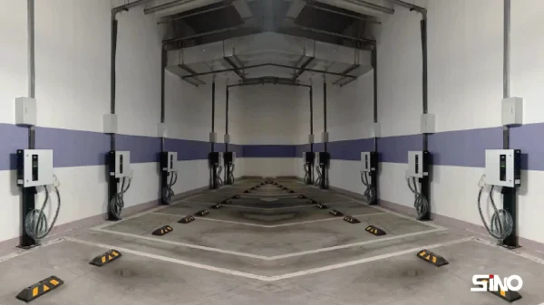 Parking lot charging station Parking lot charging station