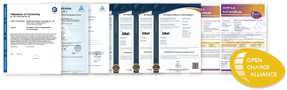 EV Charging Station Certificate