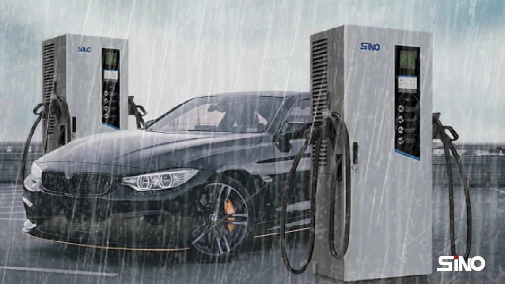DC AC EV charging in the rain
