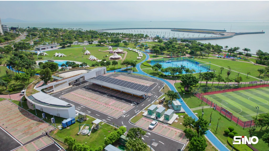 solar with EV charging network