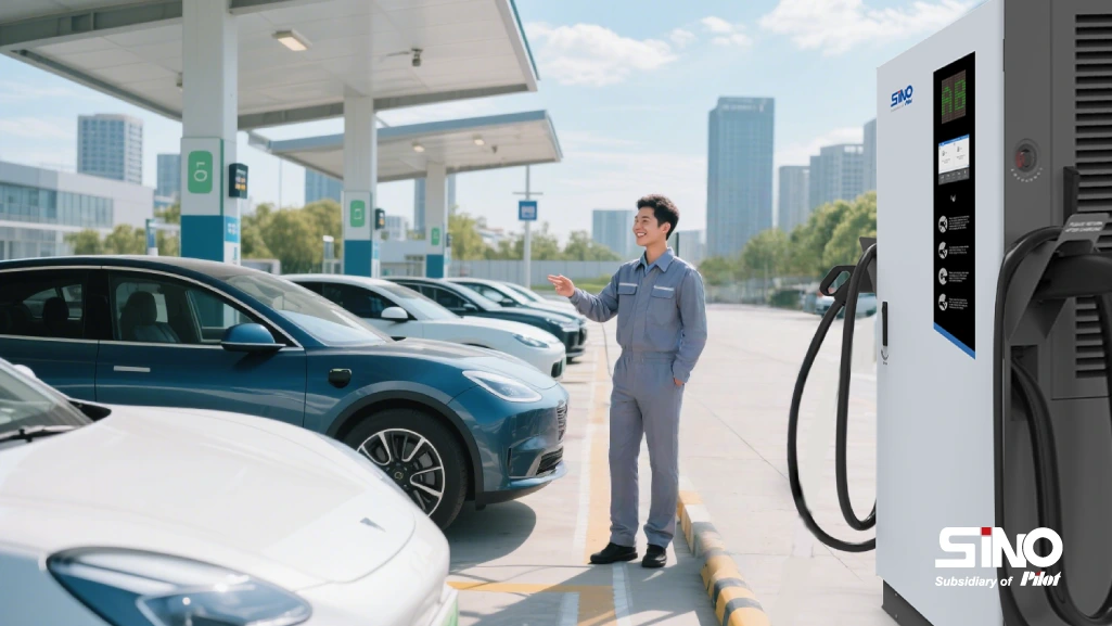 Sino DC ev chargers quickly top up your electric car