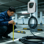 How to Choose the Right EV Charger Cable Length for Commercial Parking Lots