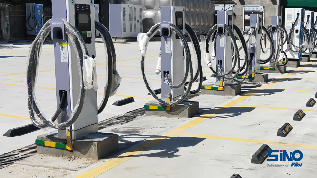 480KW superchargers installed in the airport