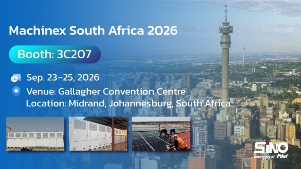 Sino Energy to Showcase EV Charging & BESS at Machinex South Africa 2026 Sino Energy to Showcase EV Charging & BESS at Machinex South Africa 2026