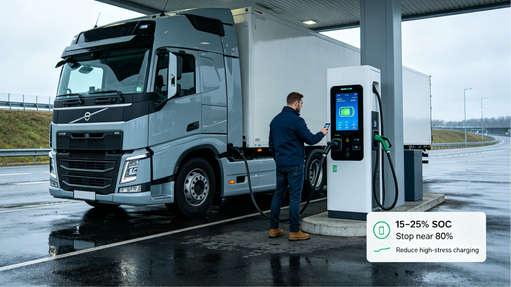 keep a good habit for DC EV charging to extend battery lifespan